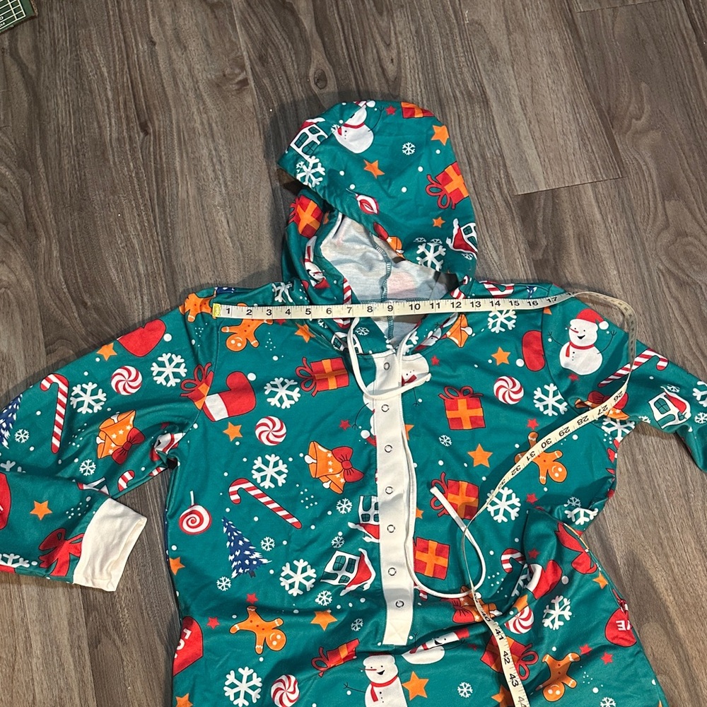 Cozy Christmas Hooded Onesie Pajamas - Picture 6 of 6